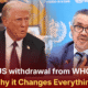 US withdrawal from WHO 2026 - Why it Changes Everything